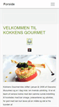 Mobile Screenshot of kokkensgourmet.dk